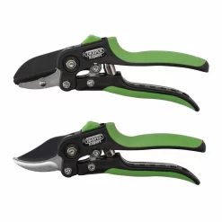 Draper 08986 Anvil And Bypass Secateurs Set, 200mm (2 Piece)