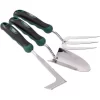 Draper 27436 Stainless Steel Heavy Duty Soft Grip Fork, Trowel And Weeder Set (3 Piece)