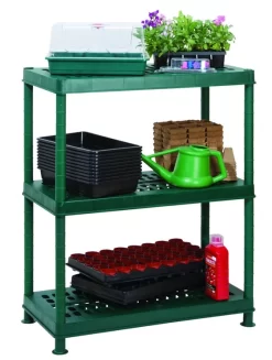 Garland G08143GR Greenhouse 3 Shelf Unit Ventilated