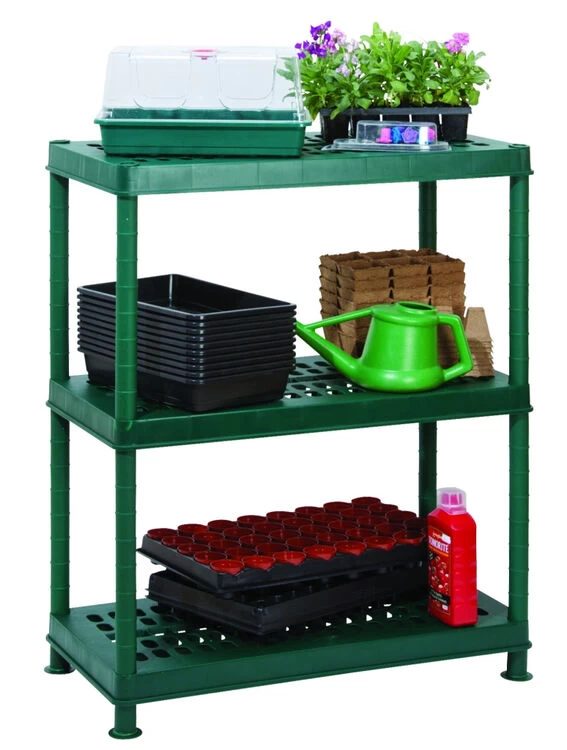 Garland G08143GR Greenhouse 3 Shelf Unit Ventilated