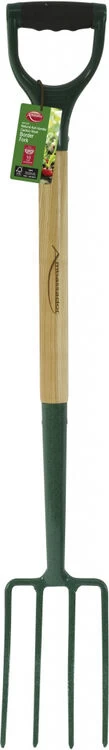 Ambassador AWCS215 Natural Ash Handle Carbon Steel Border Fork