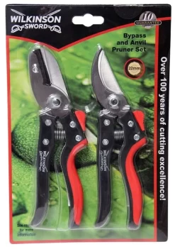 Wilkinson Sword 1111284WG Bypass & Anvil Pruner Set