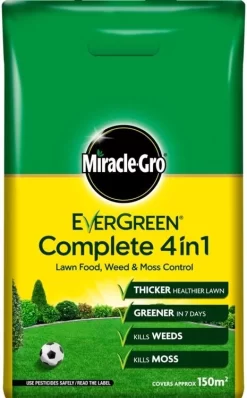 Miracle-Gro® 119738 Evergreen Complete 4-in-1 Lawn Food, Weed & Moss Control