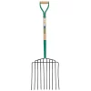 Draper 63578 10 Prong Manure Fork With Wood Shaft And MYD Handle