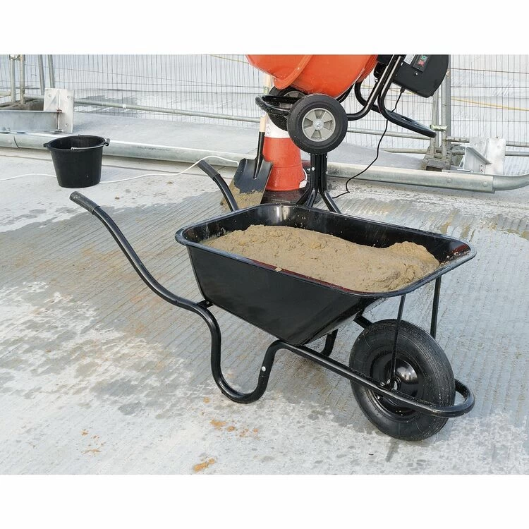 Draper 82755 Metal Tray Contractors Wheelbarrow (85L) - Image 4
