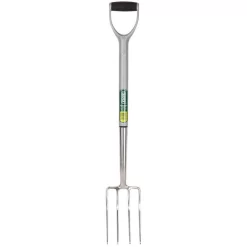 Draper 83757 Stainless Steel Soft Grip Border Fork