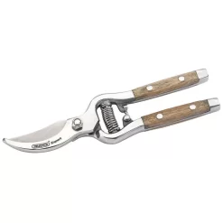 Draper 85188 Bypass Secateurs With Ash Handles (210mm)
