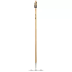 Draper 99015 Stainless Steel Garden Rake With Ash Handle