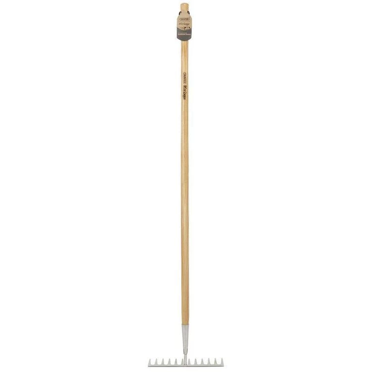Draper 99015 Stainless Steel Garden Rake With Ash Handle