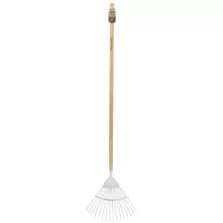 Draper 99020 Stainless Steel Lawn Rake With Ash Handle