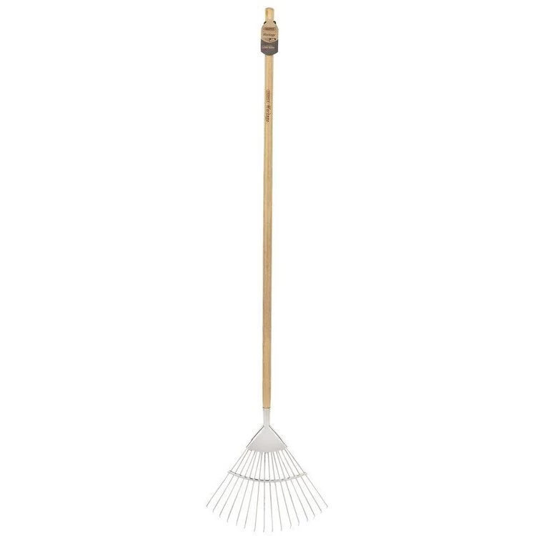 Draper 99020 Stainless Steel Lawn Rake With Ash Handle