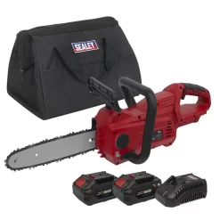 Sealey CP20VCHSKIT Cordless Chainsaw 25cm 20V Kit - 2 Batteries