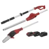 Sealey CP20VTPCOMBO Telescopic Cordless Hedge Trimmer & Chainsaw Kit 20V - 2 Batteries