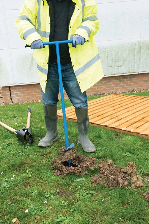 Silverline Post Hole Auger - 127mm Dia - Image 4