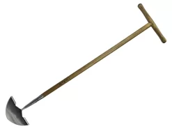 Faithfull Prestige Stainless Steel Edging Iron Ash Handle