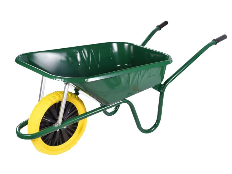 Walsall 90L Green Builder's Wheelbarrow - Image 3