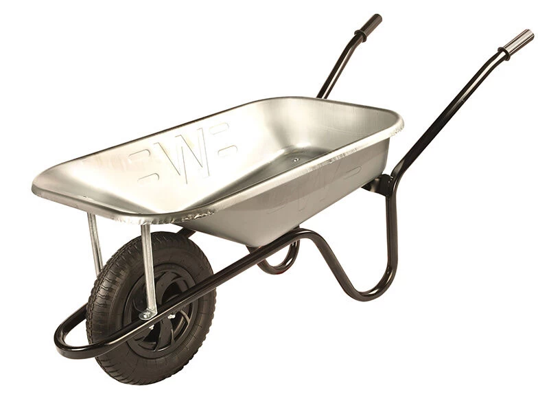 Walsall 85 Litre Galvanised Builder's Wheelbarrow