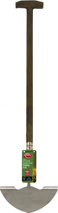 Ambassador AASS30 Ash Handle Stainless Steel Edging Iron