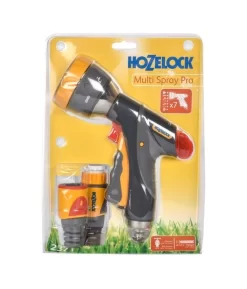 Hozelock 2371 9018 Multi Spray Pro Gun & Plus Fittings Set